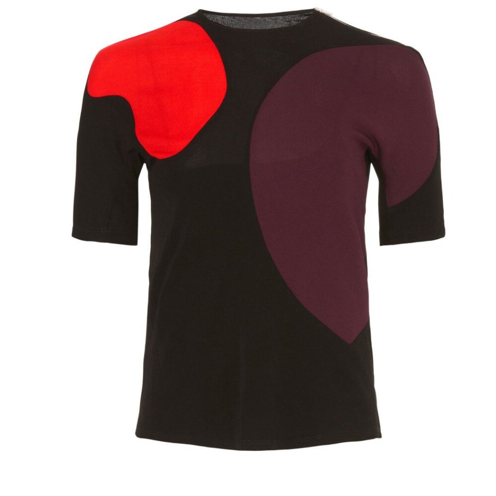 Tory Burch Colorblock Knit Top, 0 - Picture 3 of 12